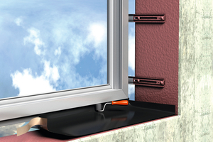  Mit der Fenster-Anschlussabdichtung kann der Schallschutz optimiert werden. 