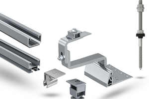 Eine Befestigungslösung zur Montage von Photovoltaik-Modulen an nahezu allen Dachtypen. 