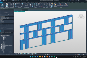  Inventor-Daten und Autocad-Daten sind im Revit-Modell referenziert.  