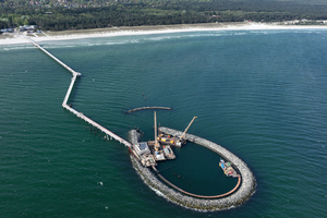  Die längste Seebrücke der Ostsee entsteht aktuell bei Prerow. 
