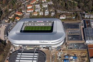  Der Neubau der Raiffeisen Arena in Linz.  