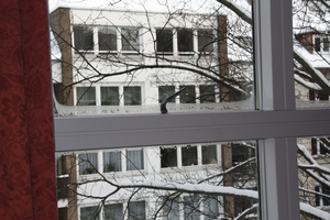  Die Bildung von Tauwasser an Aluminiumsprossen ist ein Risiko für Schimmelbildung. 