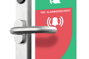  Der Türwächter TW4S lässt sich auch nachrüsten. 