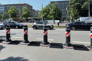  Die Fahrzeugsperre OktaBlock TR erfüllt die Prüfvorgaben der DIN SPEC 91414-1. 