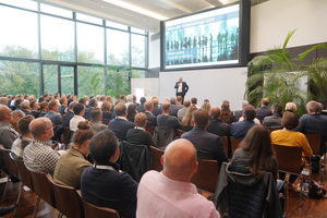  Andreas Engelhardt, persönlich haftender Gesellschafter von Schüco International, eröffnete die Marburger Sicherheitstage. 