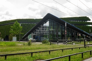  Ca. 20.000 Hainbuchen auf einer Fläche von 2.800 m² begrünen Nord- und Westfassade des Kö-Bogen II, ca. 20.000 Stück das Dach. 