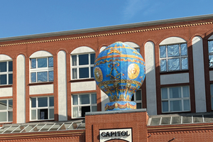  Die Montgolfiere auf dem Capitol-Theater in Düsseldorf hat Volker Heider in 2D konstruiert. 