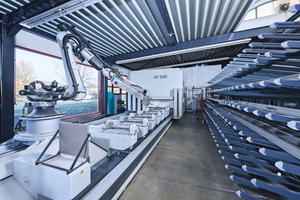  Dieses Bearbeitungszentrum mit dem Roboter RX Load 500 hat Metallbau Langer in Bad Fallingbostel implementiert. 