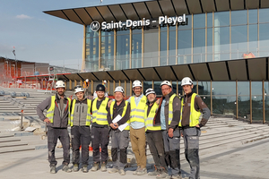  Im Mai 2023 hat Frener &amp; Reifer mit der Montageder Gebäudehülle des Gare Saint-Denis Pleyel in Paris begonnen und diese im Mai 2024 fertiggestellt.  