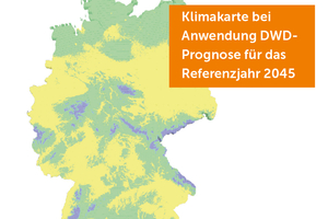  Aktuell erfolgt die Auslegung des sommerlichen Wärmeschutzes auf Grundlage einer Klimakarte, die auf Daten der Jahre 1988 bis 2007 beruht. 
