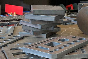  Gleichwertig zu verarbeiten: die plasmageschnittenen Bauteile, die mit gys-Schweißtechnik hergestellt wurden. 