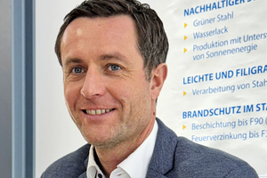  Florian Weber, Geschäftsführer Stahlbau Süssen in Süßen. 