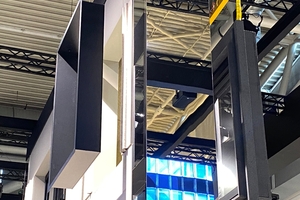  Mit diesen Fensterbauteilen setzte Schüco auch zum Thema modulares Bauen seinem Stand Akzente. 