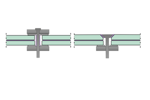  Tellerhalter und Senkkopfhalter. 