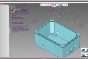  Konvertierung von 3D-Modellen mit 3D-Bemaßungen aus verschiedenen CAD-Formaten in ein PDF.  