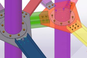  Die neueste Version von Tekla erleichtert das vernetzte interdisziplinäre BIM-basierte Zusammenarbeiten.  