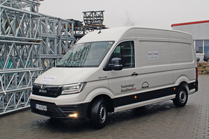  Von den TGE 3.140 Varianten bietet der 2-Liter-Dieselmotor mit 140 PS ein maximales Drehmoment von 340 Nm. 