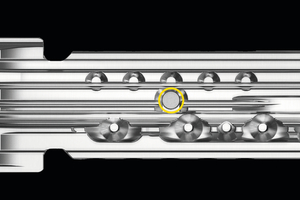  Das Akura 44 Wendeschlüsselsystem bietet einen optionalen Kopierschutz mittels Magnet-Technologie. 
