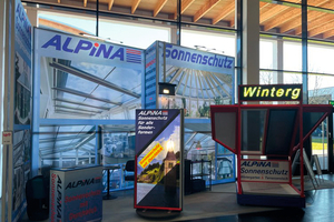  Alpina Sonnenschutz profitiert vom angestammten Messeplatz auf der IHM. 