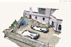  Das Aufmaß in 3D erledigt der Unternehmer mit dem Smartphone. Das Modell exportiert er ins CAD-Programm. 