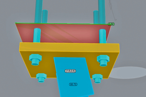  Im 3D-BIM-Modell lassen sich einzelne Komponenten detailliert zoomen.  