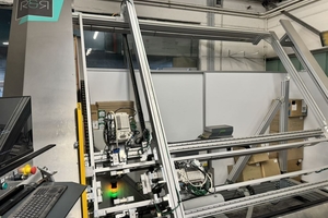  Der Quadrobot kann wechselnde Aufbauten und Maße problemlos verarbeiten. 
