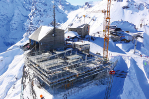  Die Sanierung des Piz Gloria gilt als eine der spektakulärsten Baumaßnahmen in der Schweiz.  
