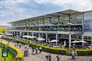  Das Modulsystem „Evolution“ wurde für den VIP-Bereich beim Reitstadion in Aachen montiert. 