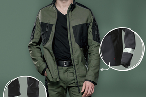  Die Jacken und Hosen der Kollektion BPlus Green gibt es ab sofort auch mit genormten Reflexstreifen. 
