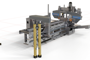  Von halbautomatischen Geradschnittsägen bis hin zu hochautomatisierten Anlagen bietet die Baureihe MEBAeco verschiedene Lösungen. 