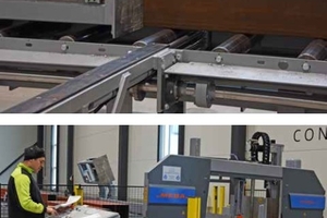  Die vollautomatische Sägeanlage rationalisiert die Produktion und senkt die Arbeitsbelastung der Mitarbeiter. 