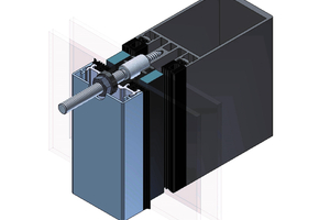  Dieser Sonnenschutz-Befestigungsbolzen ermöglicht auch nachträglich eine wirtschaftliche Montage von Sonnenschutzkästen.  