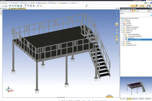  Metallbau-CAD unterstützt die Betriebe – angefangen bei der Konzeption und Konstruktion der Werkstücke …  