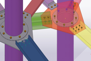  CAD-Software für den Stahl- und Metallbau vereinfacht mit smarten Bauteilen, automatisierten Verbindungen und Editierfunktionen den Planungsaufwand, senkt Fehlerquoten und rationalisiert Betriebsabläufe. 