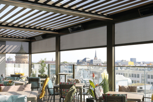  Die Lamaxa-Modelle von Warema können online mit diversem Zubehör konfiguriert werden. 