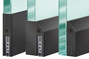  Die optimierte Linie der Planet Absenkdichtungen für Glastüren kombiniert eine moderne Optik mit einfacher Montage. 