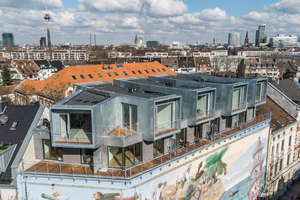  Mit dem Verkauf der fünf Wohnkuben mit ca. 670 m² Wohnfläche konnte ein Teil des Umbaus vom Bunker in Kunst- und Kulturräume finanziert werden. 