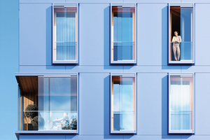  Das Kastenfenster Soundline M bietet eine stufenweise anpassbare Schalldämmung. 