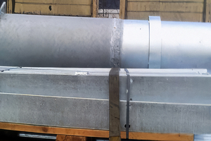  An diesem Erscheinungsbild nach der Feuerverzinkung ist erkennbar, dass sich die Ansicht der Oberfläche je nach Stahlsorte unterscheidet. 