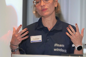  Sandra Damaschke von Metallbau Windeck, beklagte, dass manches Gymnasium Handwerksbetrieben nur nach schwierigen Verhandlungen Zugang zu Schulveranstaltungen gibt. 