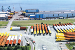  Anbindung an Häfen, große Hallen, eine Logistik für große Bauteile und große Maschinen sind wesentliche Wettbewerbsfaktoren. 