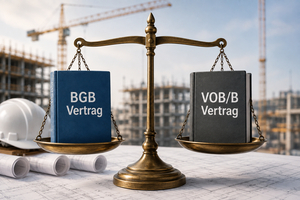  Der Fachartikel wägt den BGB-Bauvertrag gegen den VOV/B Bauvertrag ab. 