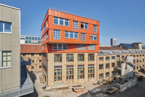  Die Kopfbau Halle K.118 in Winterthur wurde mit Bauteilen aus Rückbauprojekten erweitert und saniert. Die Bauteilkarte finden Sie auf S. 39. 