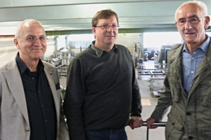  Psychoanalytiker Dr. Jürgen Kässer, Nachfolger Bernhard Stöhr (m.) und Erwin Heimsch (r.) 