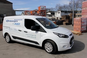  Der Ford Transit Connect mit langem Radstand wird angetrieben von einem 1,6-Liter-TDCI-Turbodiesel mit 70 kW.  