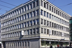  Vorher: Die Fassade des Credit Suisse Gebäudes in Winterthur war renovierungsbedürftig. 