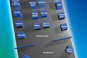  Ausstellerplan der Metallsoftware 2010 