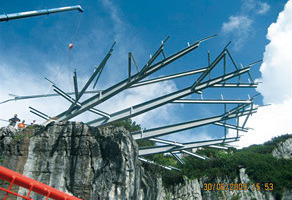  Ein gigantisches Projekt: der Skywalk in den Tiroler Bergen
&nbsp; 