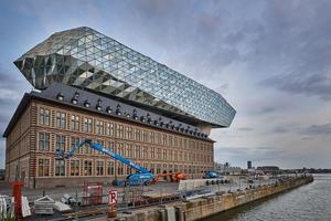  Das Port House ist für die Hafenstadt Antwerpen eine Landmarke.  