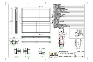  The Balco system.Das Balkonsystem. 